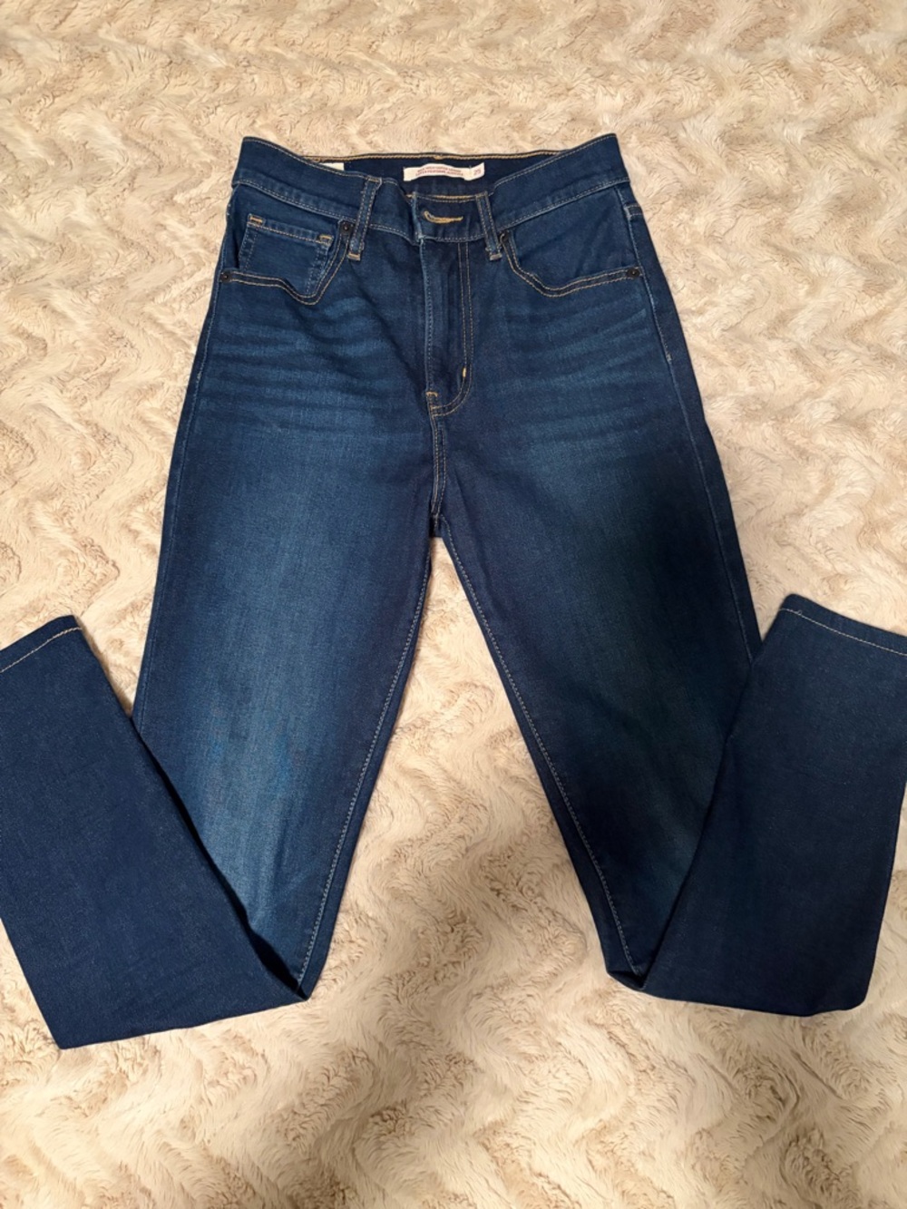 Levi's Women's Dark Indigo Mile High Skinny Jeans - Sz 25 - NWOT